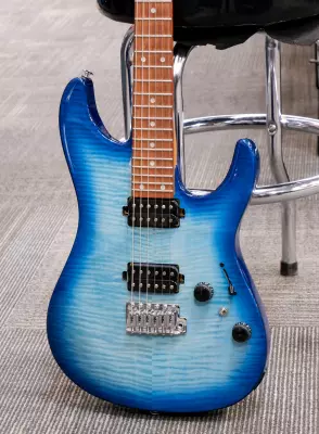 Ibanez - AZ Standard 6-String Electric Guitar - Transparent Turquoise Bur